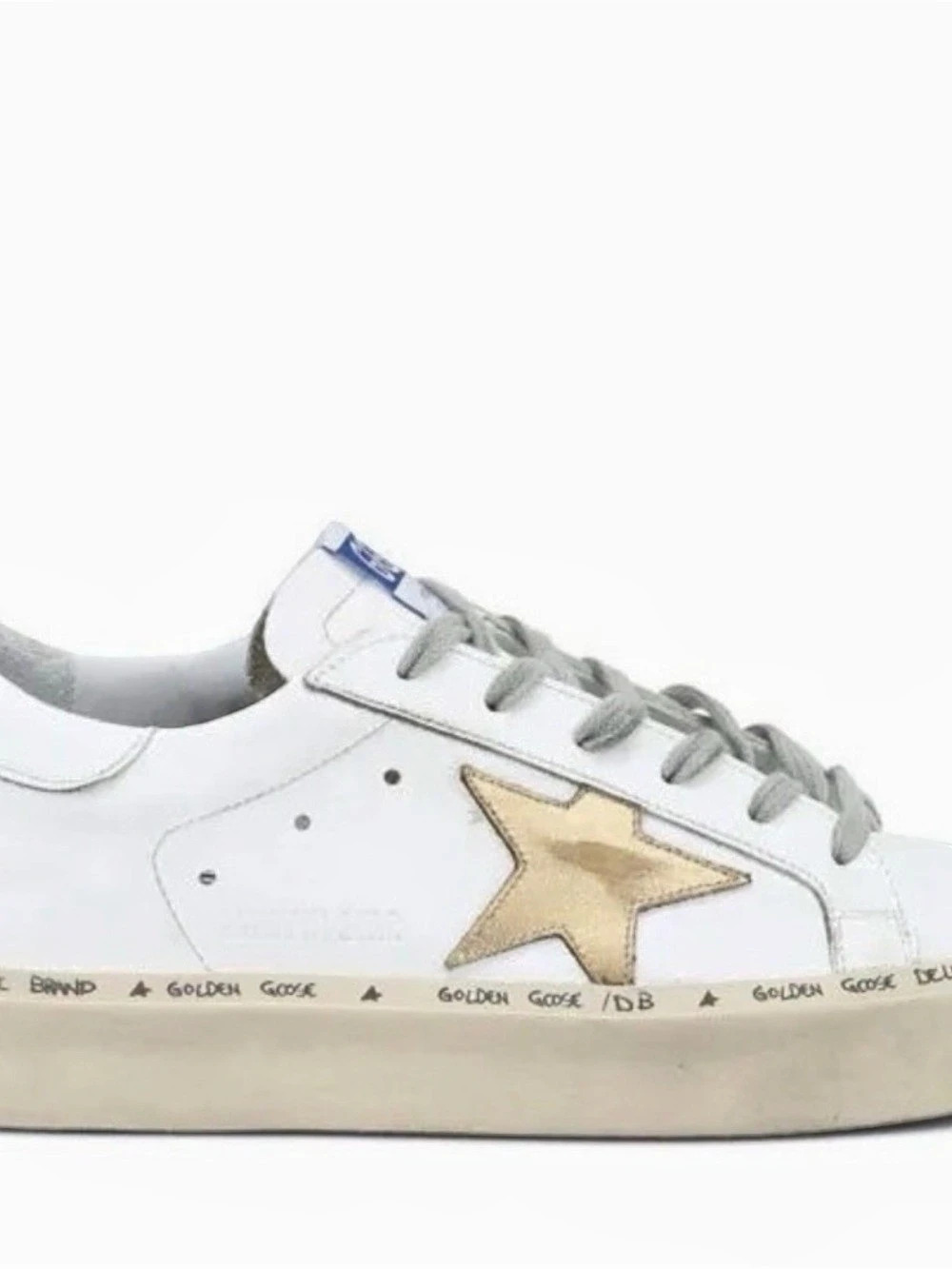 Golden Goose Hi Star Platform Sneaker White & Rose Gold